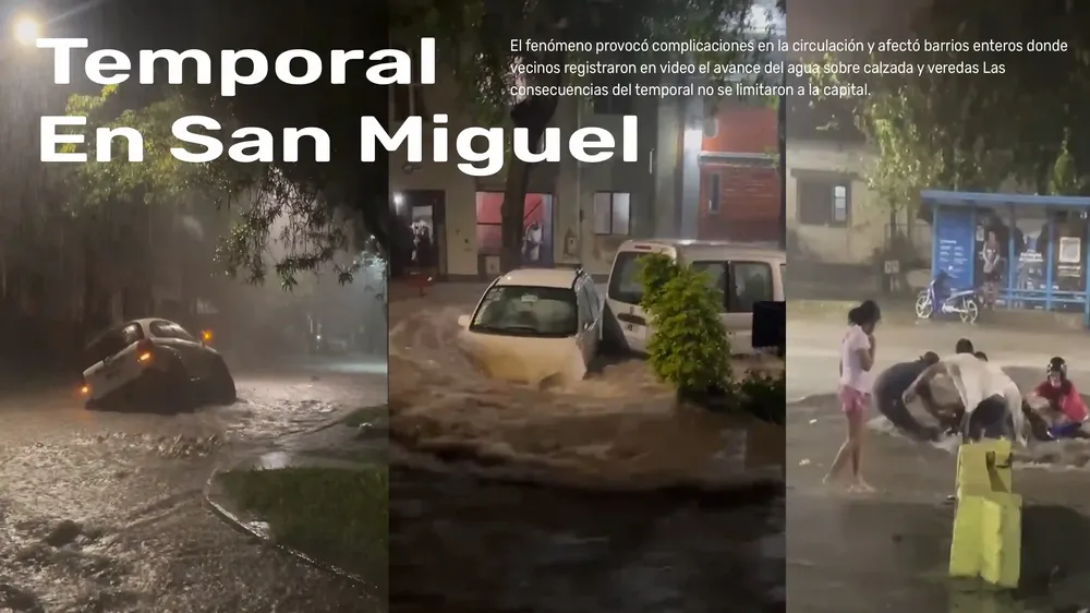 Temporal en San Miguel de Tucuman