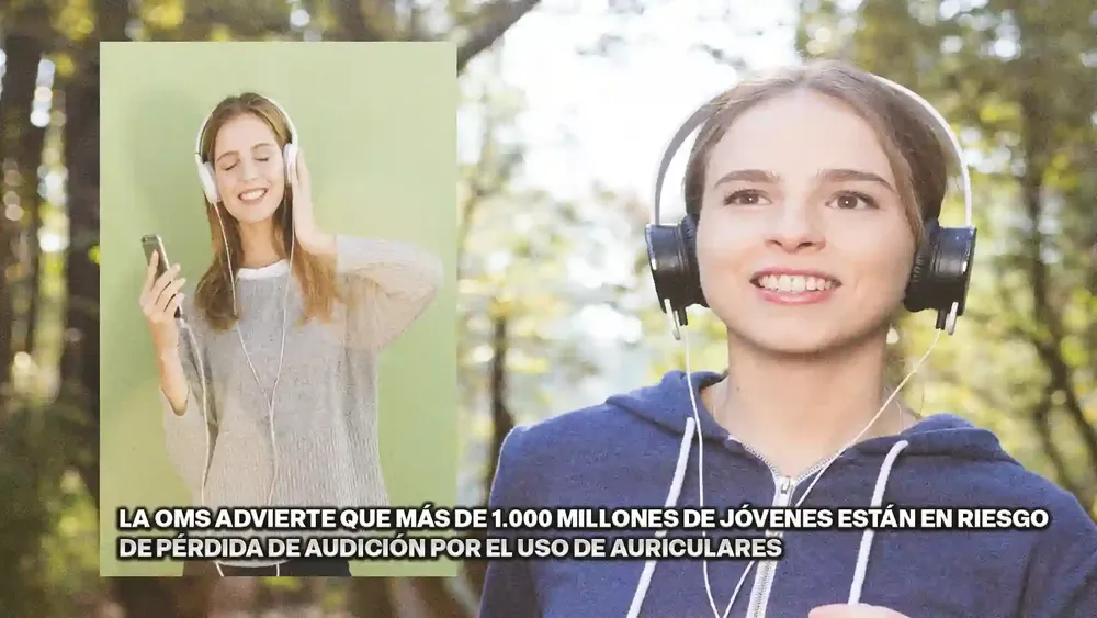 LA OMS ADVIERTE QUE MÁS DE 1000 MILLONES POR EL USO DE AURICULARES