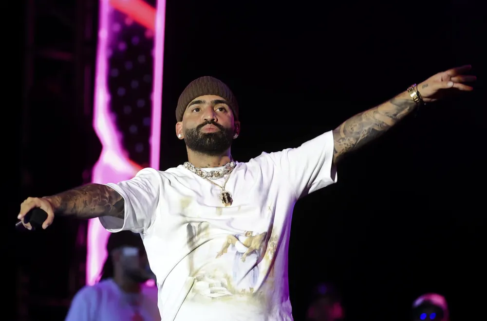 Durante su presentación en la Movistar Arena de Madrid